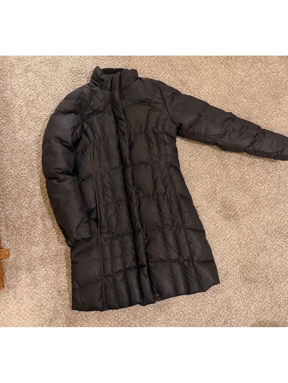 Eddie Bauer Women’s Black Long Down Puffer Coat Size Small